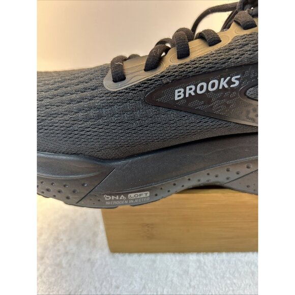 Brooks Glycerin 21 Running Shoe Black on Black Women SZ 10 Medium Excellent - Picture 2 of 9